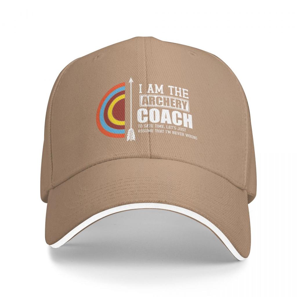 Archery Coach Multicolor Hat Peaked Women's Cap Personalized Visor Outdoor Hats
