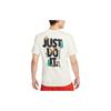Nike Мужская футболка с коротким рукавом и логотипом Alphabet, белая FD0064-113