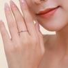 Tancise Classic 925 Sterling Silver  Zircon Ring Ladies Jewelry Wedding Promise Party Gift