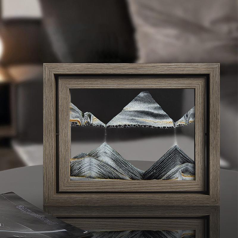 Фоторамка-украшение 3D Дерево Песок Вращающаяся Картина с песком Подарок на День Рождения Креативный Подарок Дом Офис
