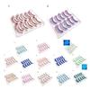 5 Pairs 3D False Eyelashes Soft Comfortable To Wear Imitation Mink Gradient Color Beauty False Eye Lashes for Performance