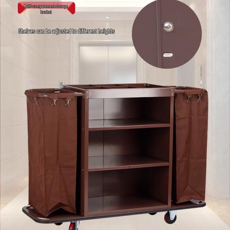 Industrial Aluminum Alloy Cleaning Service Cart