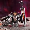 Фигурка Темного Рыцаря из Строительных Блоков с Мечом, Коллекционная Игрушка для Взрослых Хобби-Энтузиастов