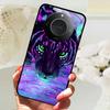 Для Honor X9C Умный Чехол-Крышка Модный Роскошный Крутые Животные Расписанный Fundas Для Honor X9C Умный Закаленное Стекло Задняя Панель Телефона