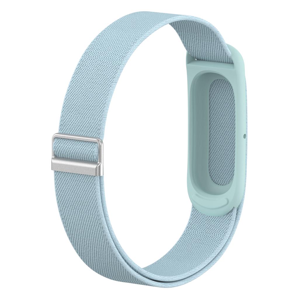 Quick Release Band for Fitbit Air Stretchy Nylon Woven Strap Adjustable Metal Buckle Leopard Print Watch Band