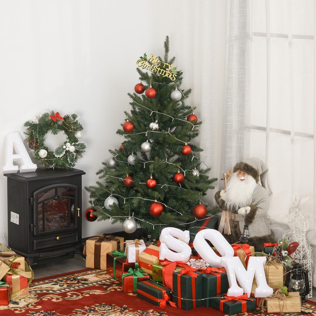 Christmas Tree Artificial Fir, 1.2 m, incl. Stand, diameter 85 cm x 120 cm, Green