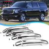 Для Chevrolet Chevy Suburban Tahoe Для GMC YUKON XL Для Cadillac Escalade Хромированная Накладка на Ручку Двери Автомобиля Отделка Рамка Ручки Автомобиля