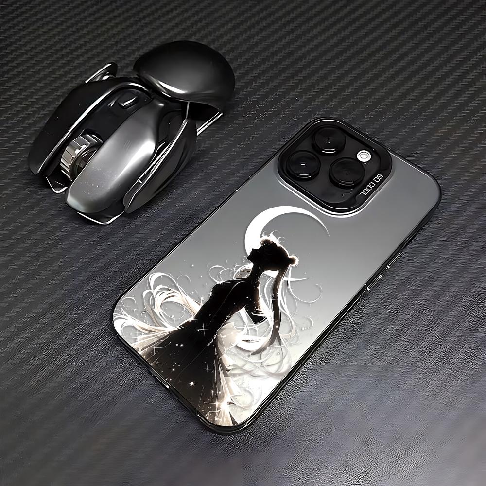 Cartoon anime moon girl Phone Case for Samsung Galaxy A37 A57 A17 A07 A16 A06 A35 A55 A25 A05S A15 A56 A54 A36 A34 A24 A26 4G 5G
