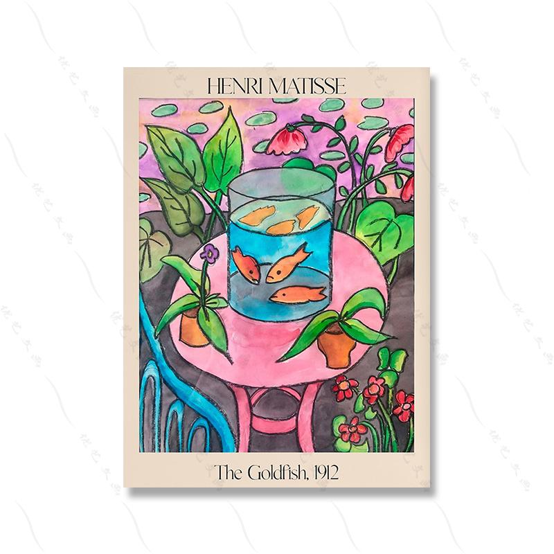 Матисс Плакат Печать Настенная Художественная Выставка Галерея Живопись Домашний Декор Ретро Абстракция Элегантная Картина Маслом Комната Девушка Смешной Холст