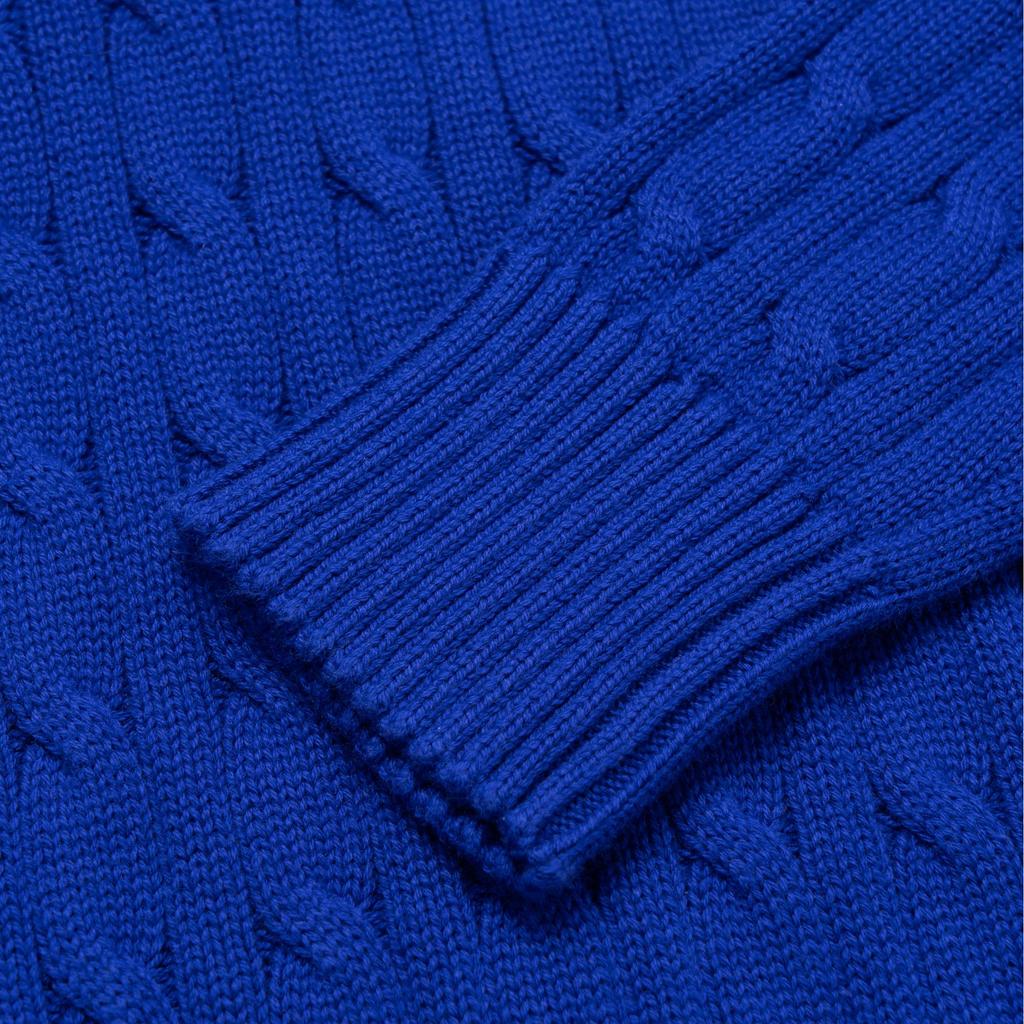 Polo Ralph Lauren Свитер на молнии из хлопка с косами для детей Детский свитер 323868894-022