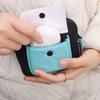 Multifuctional Canvas Coin Purse Contrast Color Mini Storage Bag Fashion Earphone Bag  Outdoor