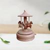 Музыкальная шкатулка-карусель, украшения на день рождения, прекрасный подарок, Заводная игрушка, детский деревянный домашний декор для