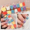 Floristic Nail Patch 14Strips Nail Art Stickers Gel Nail Stickers  DIY Nail Art Making
