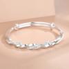 Charms 925 Sterling Silver Bracelets for Women Luxury Original Adjustable Twisted Woven Bangle Bracelet Party Wedding Jewelry