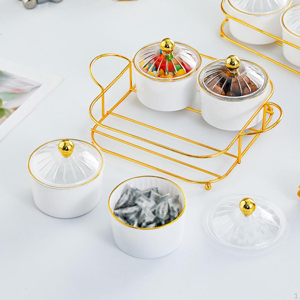 Набор тарелок для сухофруктов, разделенная сервировочная тарелка, 4 решетки, банка для закусок и печенья для свадебной кухни