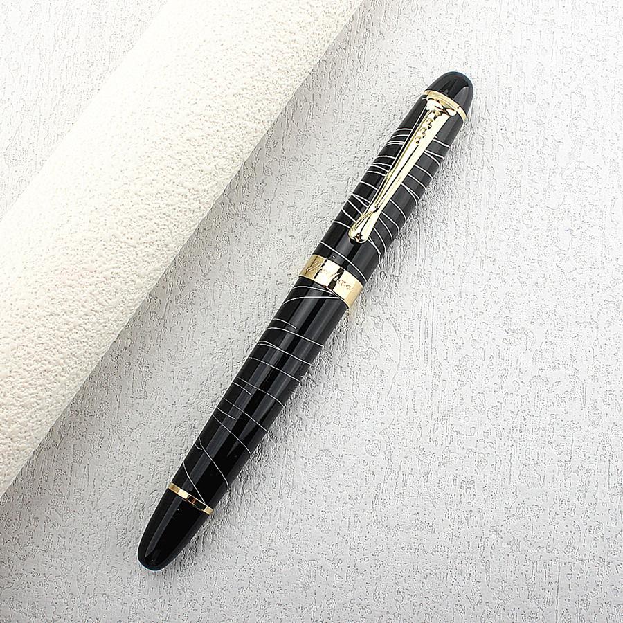 Jinhao X450 Глянцевый Черный 18Kgp 0.7Mm Широкое Перо Перьевая Ручка Jinhao 450 Люкс Бизнес Пурпурный Винный Зеленый Золотой 21 Цвет Выбрать
