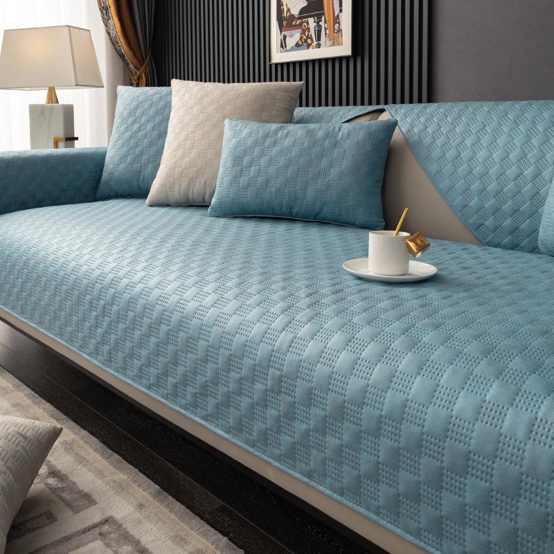 Новая Технология Тканевая Подушка для Дивана Универсальная для Всех Сезонов, Современный Высококлассный Легкий Роскошный Водонепроницаемый и Нескользящий Чехол для Дивана, Простой Чехол