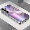 Светло-фиолетовый изогнутый чехол с блестящим круглым узором для Samsung Galaxy S25 S24 Ultra S22 Ultra S21 Ultra S21 S20 Ultra S20