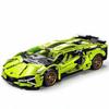 1:14 Строительных блоков Спортивный автомобиль Зеленый Бык: Радиоуправляемая игрушечная супермашина для мальчиков
