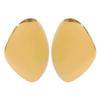 Женские серьги Exaggerated Trend Cobblestone Smooth Earrings Punk Cold Wind Geometric Irregular Earrings.