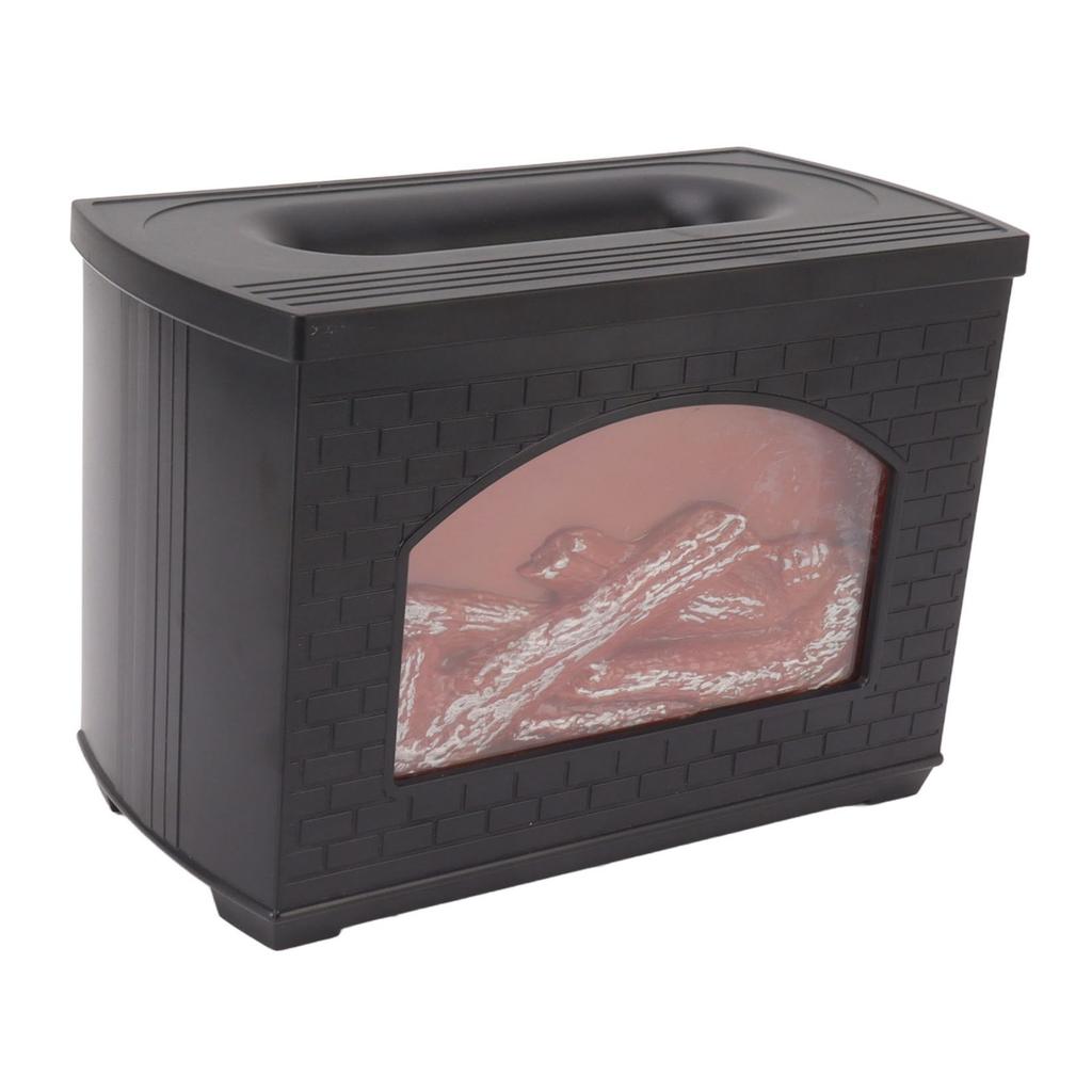 Черный 270 мл каминный диффузор пламени без BPA настольный эфирное масло диффузор увлажнитель тумана 7.5 Вт 5 В