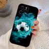 Чехол для телефона в виде футбольного мяча, силиконовый, мягкий, для IPhone 17 16 15 14 13 12 11 X XR Plus Pro Max Plus