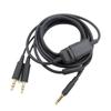 Stereo 3.5mm Audio Cable Gaming Headset Cable for MMX300 Headphone Cable Volume Control Inline Cord Accessories