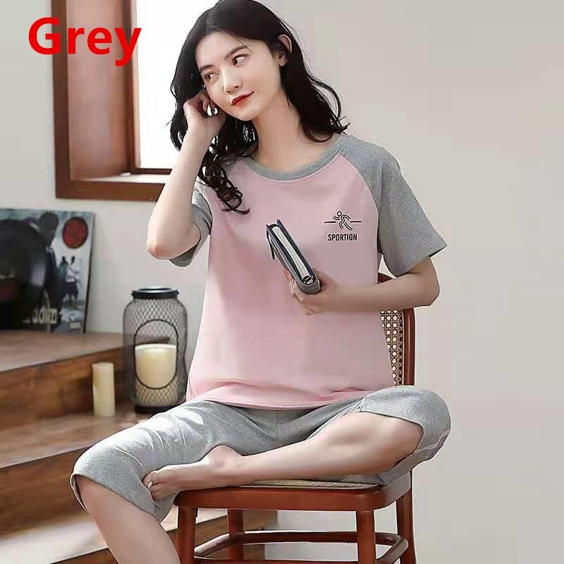 Women's Sets Cute Cartoon Print Pajamas Fashion Casual Home Service Short-sleeved Shorts 2PCS Femme Sleepwear Plus Size