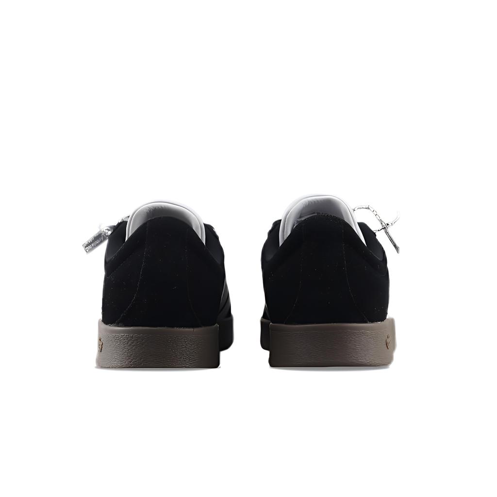 Adidas Neo VL Court 2.0 Low top Skateboard Shoes Unisex Black Silver JS3004(Team129-)