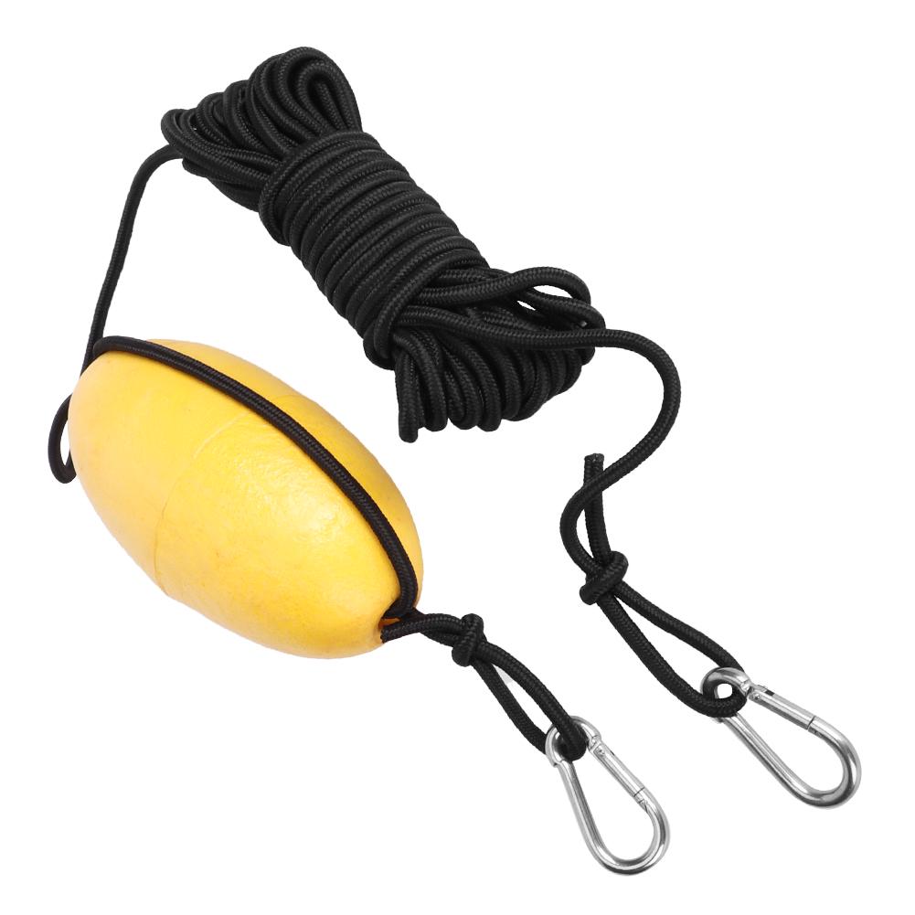 9.8м 32.2фт Рыбалка Дрейфовый Якорь Бросательный Линь Морской Дрейфовый Якорь Портативный Поплавок Буй Аксессуар для Морской Лодки Яхты Каяка