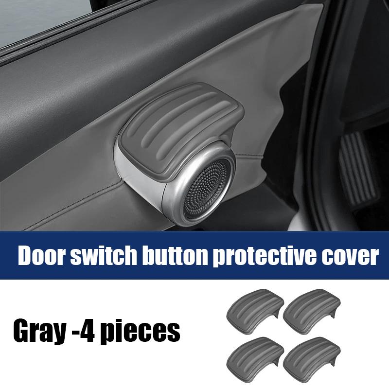For BYD ATTO 3 EVO Yuan Plus 2026 2027 Door switch button protective cover made of silicone material for interior protection