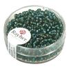 Rocailles,2.6 Mm Av. Silver Trim, 16 G Box, Jade