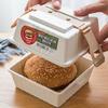 All-in-one lunch box, takeout container, hamburger box, slim lunch box, meal prep, airtight, easy to clean, dishwasher safe, large capacity, for eleme