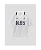 8SECONDS Sporty Graphic Oversized T-Shirt Light Gray