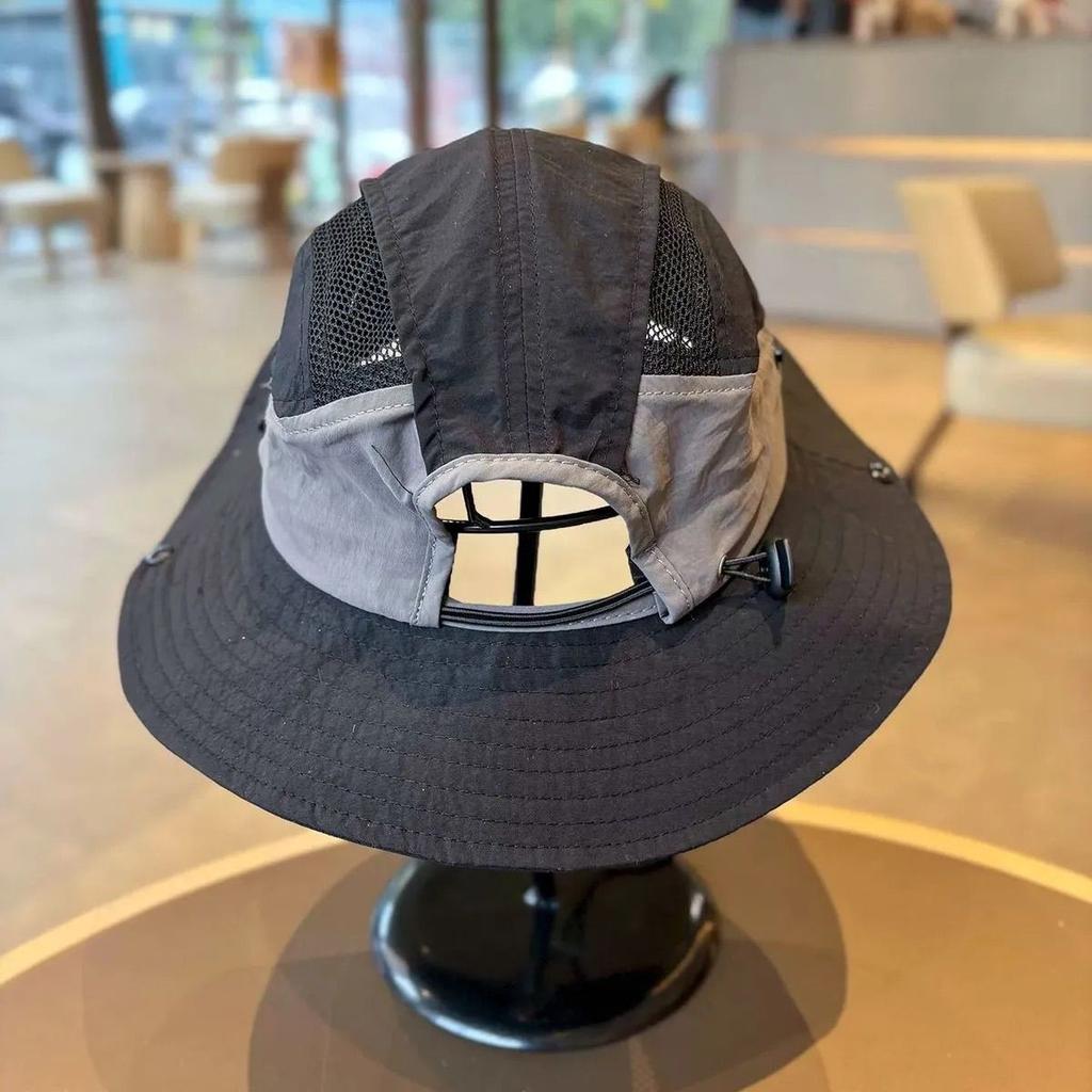Kids Quick-Dry Outdoor Sun Hat, Korean Style Breathable Hiking Camping Cap UV Protection for Toddler Boys Girls