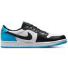 Air Jordan 1 Retro Low OG UNC Unisex Sneakers White Dark-Powder-Blue Black CZ0790-104