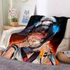 Anime Jujutsu Kaisen Soft Throw Blanket Throw Blanket Soft Cartoon Printed Bedspread Bedspread Sofa Gift Tv Blanket