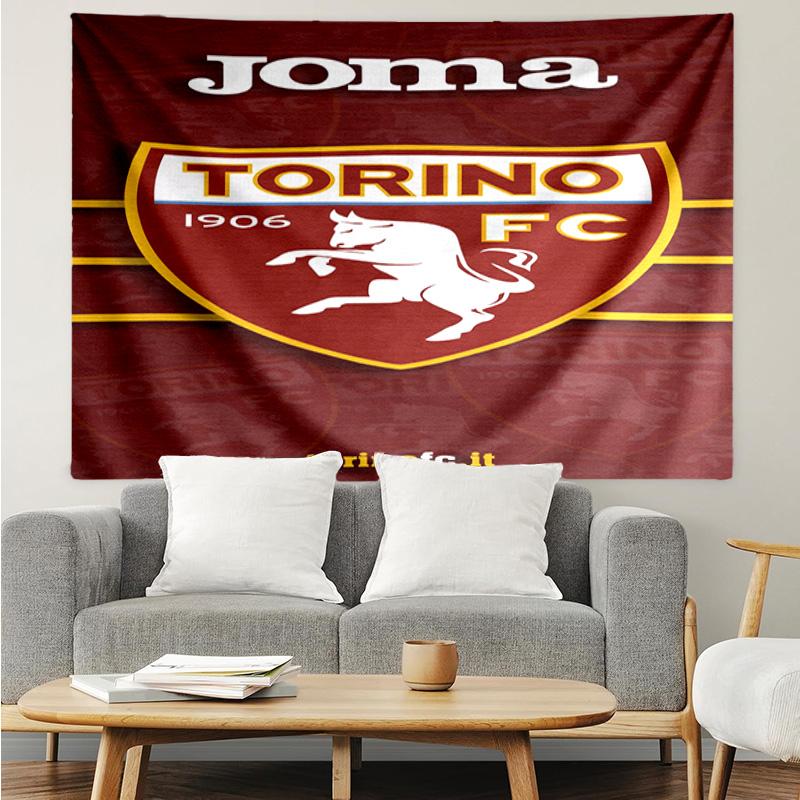 Torino Fc Crest Design Tapestry Accessories Playroom Tapestry, for Bedroom,Livingroom, dormitory Room Wall Decor Fan Birthday Gifts