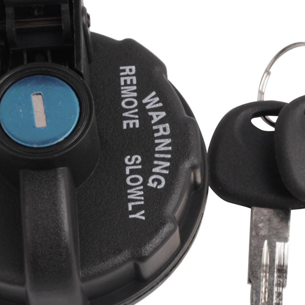 Fuel Tank Filler Cap Cars Fuel Cap with 2 Keys Lockable Locking Fuel Tank Cap