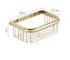 Gold Chrome Plated American Style Towel Rack Set - Retro Bathroom Accessories