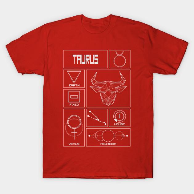Unisex Fashion TShirt Taurus Profile Astrology Signs Print TShirt Plus Size XS-6XL T-Shirt 100%Cotton Tops O Neck Short Sleeve Tees