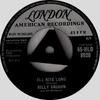 7inch Record BILLY VAUGHN & HIS ORCHESTRA - All Nite Long / Blues Stay Away Fro 45HLD8920 London Records, 1959 UK Jazz Used
