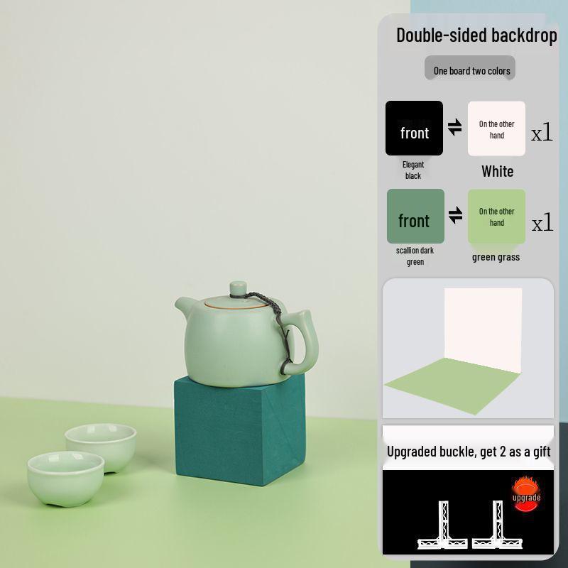 Однотонный фон для фотосъемки - Пленочный ПВХ для косметики, натюрморта, тортов и пищевой фотосъемки