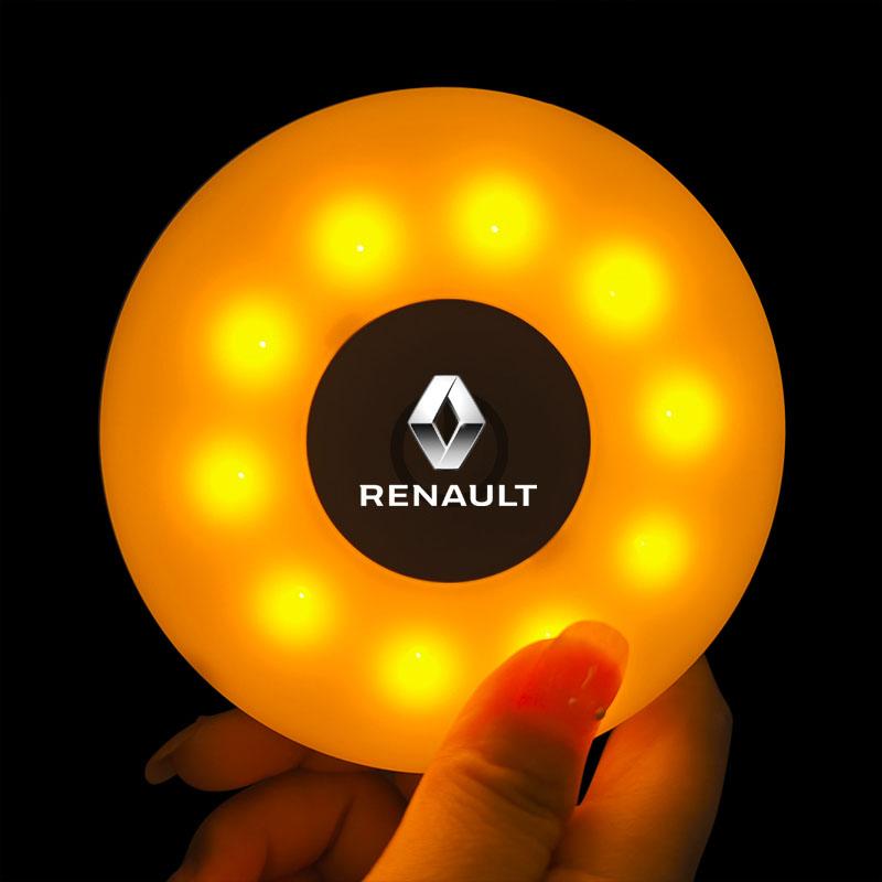 Магнитное основание Потолочный Автомобильный Светодиодный Сенсорный Светильник Освещение салона автомобиля Лампа для чтения для Renault Dacia DUSTER Megane 2 3 Clio 4 Captur Kadjar Fluence