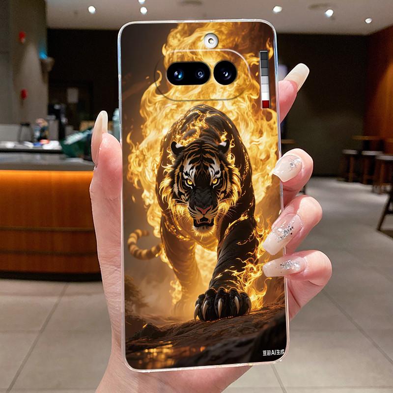 Чехол для Nothing Phone 4A 5G A069 Роскошный Дракон Милый Крутой Мальчики Девочки Мягкий силиконовый Чехол для телефона Задняя крышка Прозрачная ТПУ Оболочка