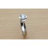 Platinum-Plated Wedding Ring, Women'S Simple Zirconium Diamond Single Ring.