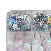 Yousheng 1 Box Nail Sequins 3D Flake DIY Nail Art Accessories Colorful Star Glitter Sequins Manicure Supplies for Nail Design