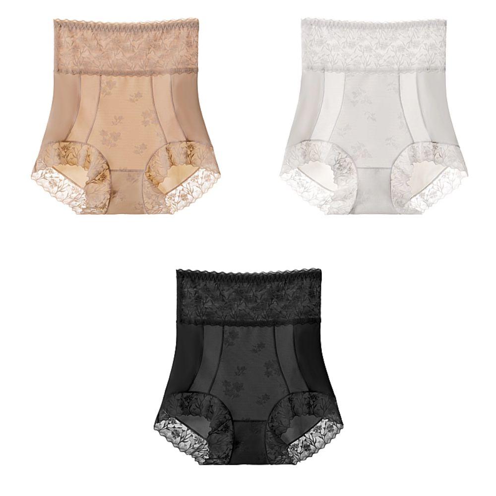 High Waist Tummy Control Underwear Mesh Butt Lifting Panties Breathable Body Shaping Briefs Girls