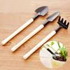 Wooden Handle Digging Weeding Multifunctional Bonsai Tools Shovel Garden Shovel Small Rake Spade