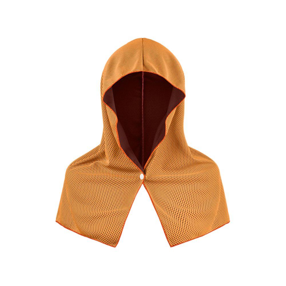 Дышащая U-образная толстовка с капюшоном для пляжа UPF50+, приятное для кожи охлаждающее полотенце для лета